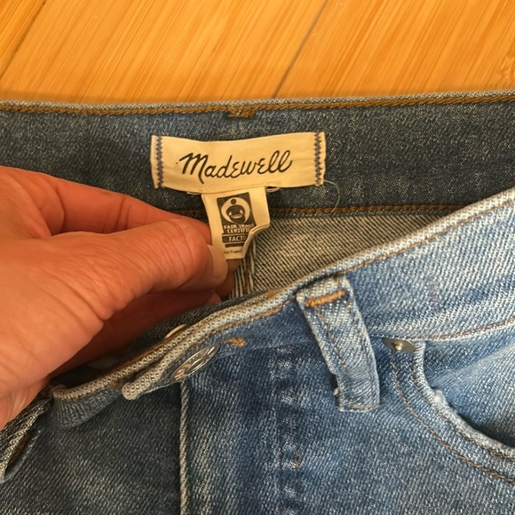 Madewell 10” High Rise Skinny Crop Denim Jeans size 25 NWOT - Picture 2 of 11